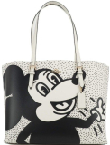 Mickey Mouse X Keith Haring Mollie Large Leather Shoulder Tote Bag